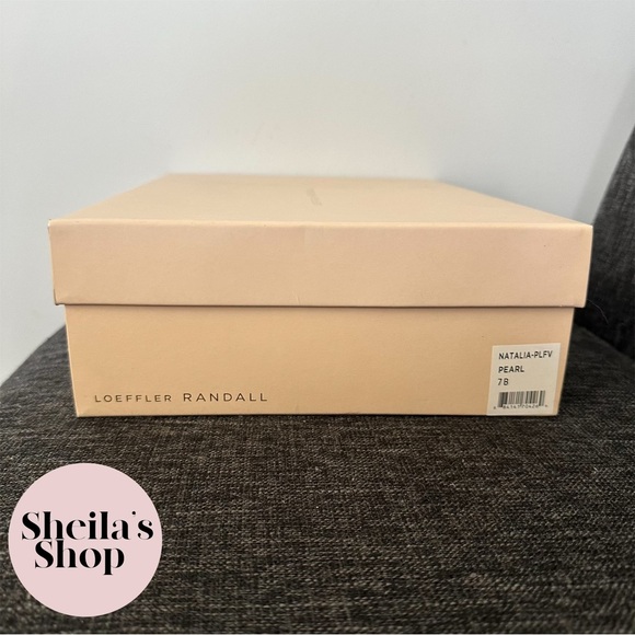 NIB Loeffler Randall Natalia Pearl Platform Bow Heel Sandals Size 37 - Picture 7 of 7